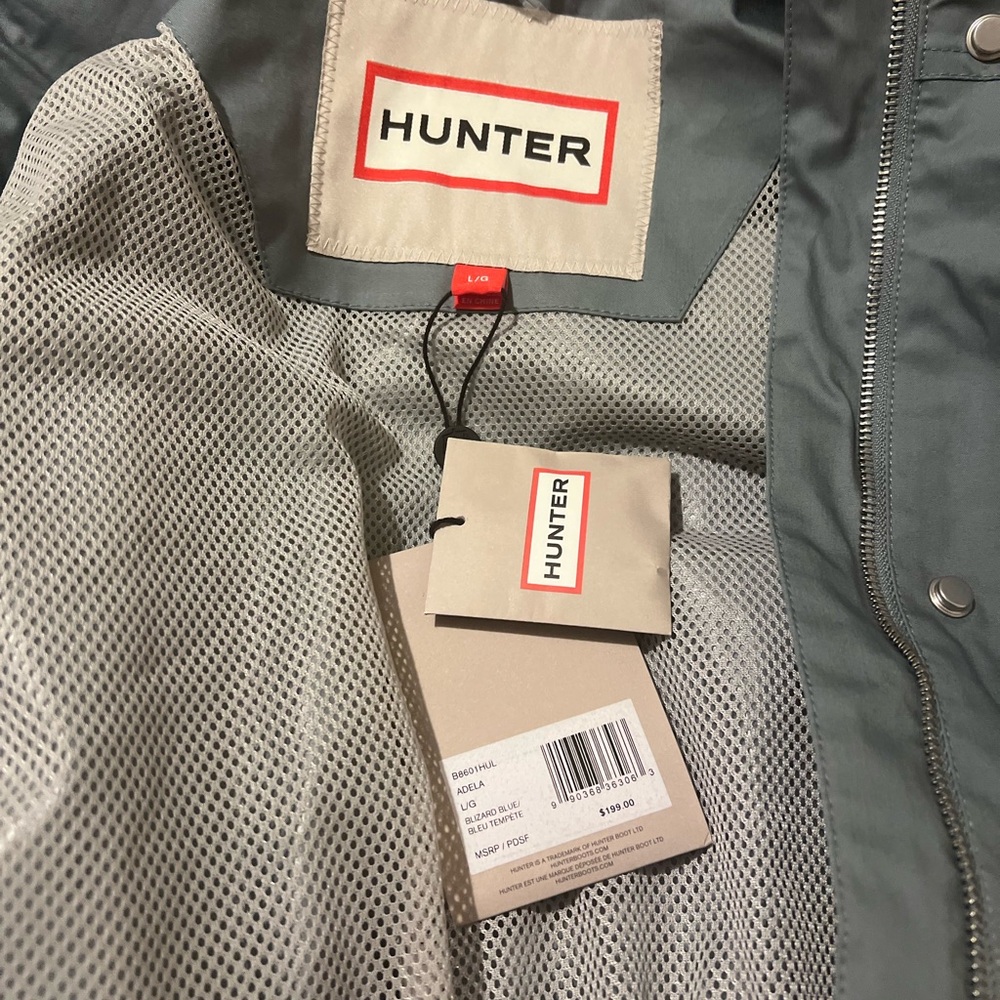 Hunter Men's Gray Raincoat